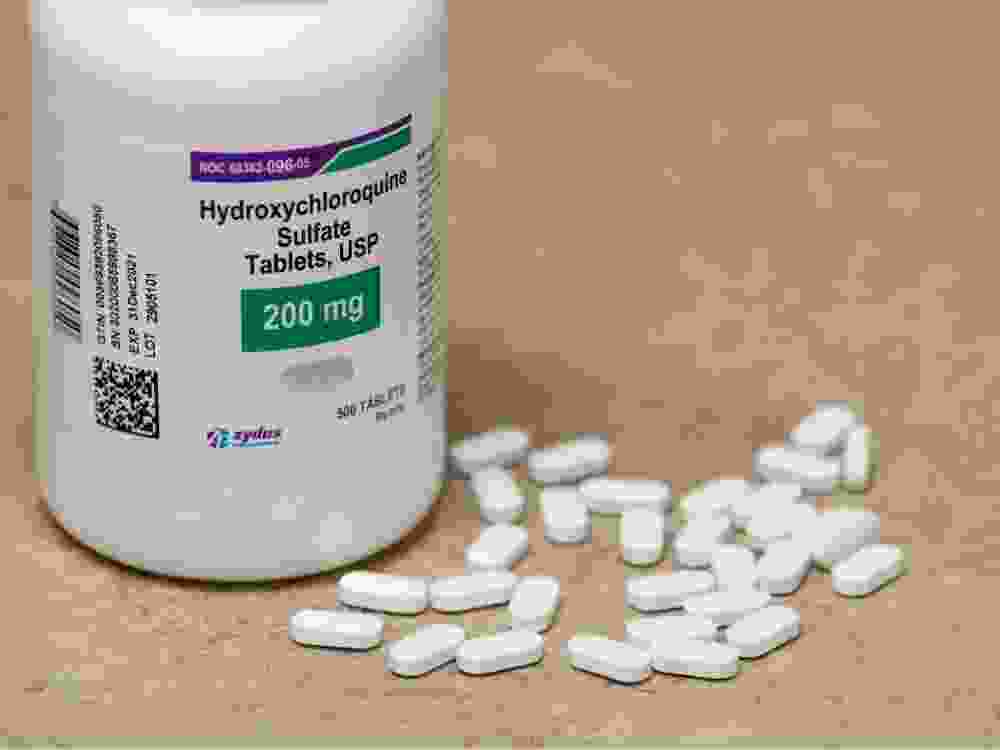 A bottle and pills of Hydroxychloroquine.